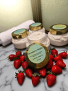 Strawberry Mojito Whipped Foaming Bath Butter + Himalayan Salt Scrub