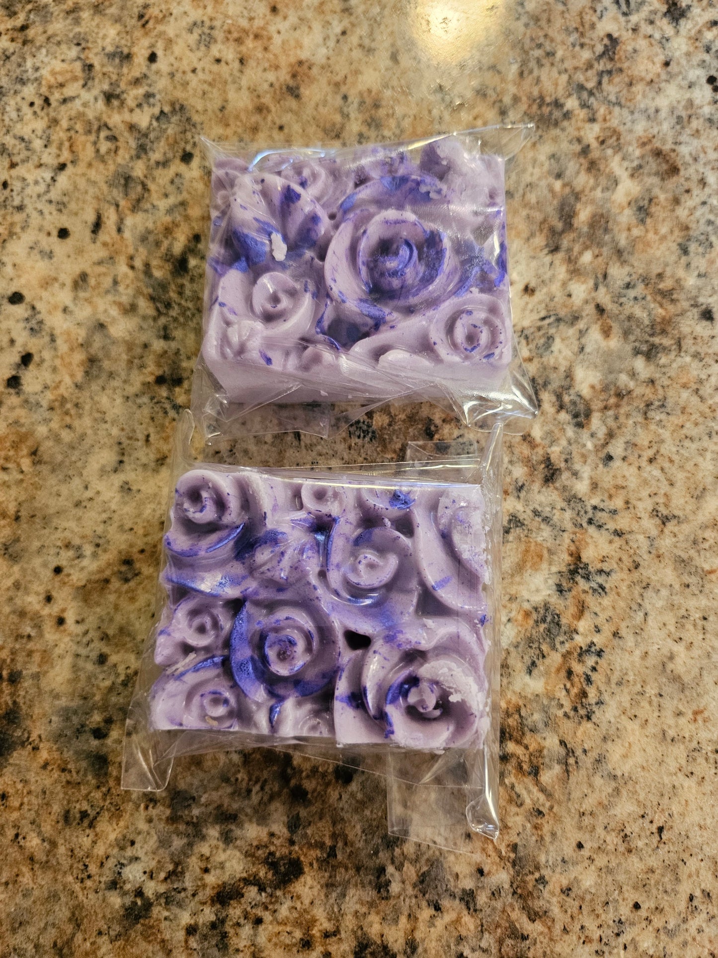 Lavender Driftwood Goats Milk Decorative Rose Soap