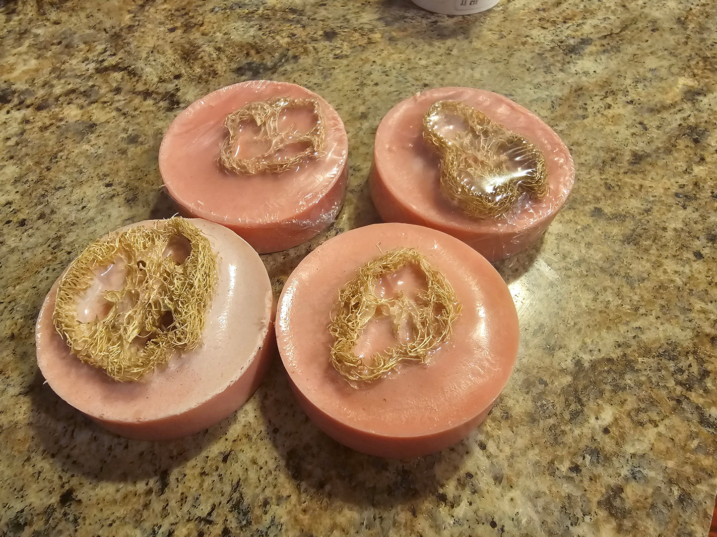 Strawberry Guava Goats Milk Loofah Soaps