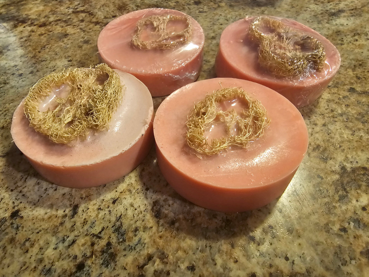 Strawberry Guava Goats Milk Loofah Soaps