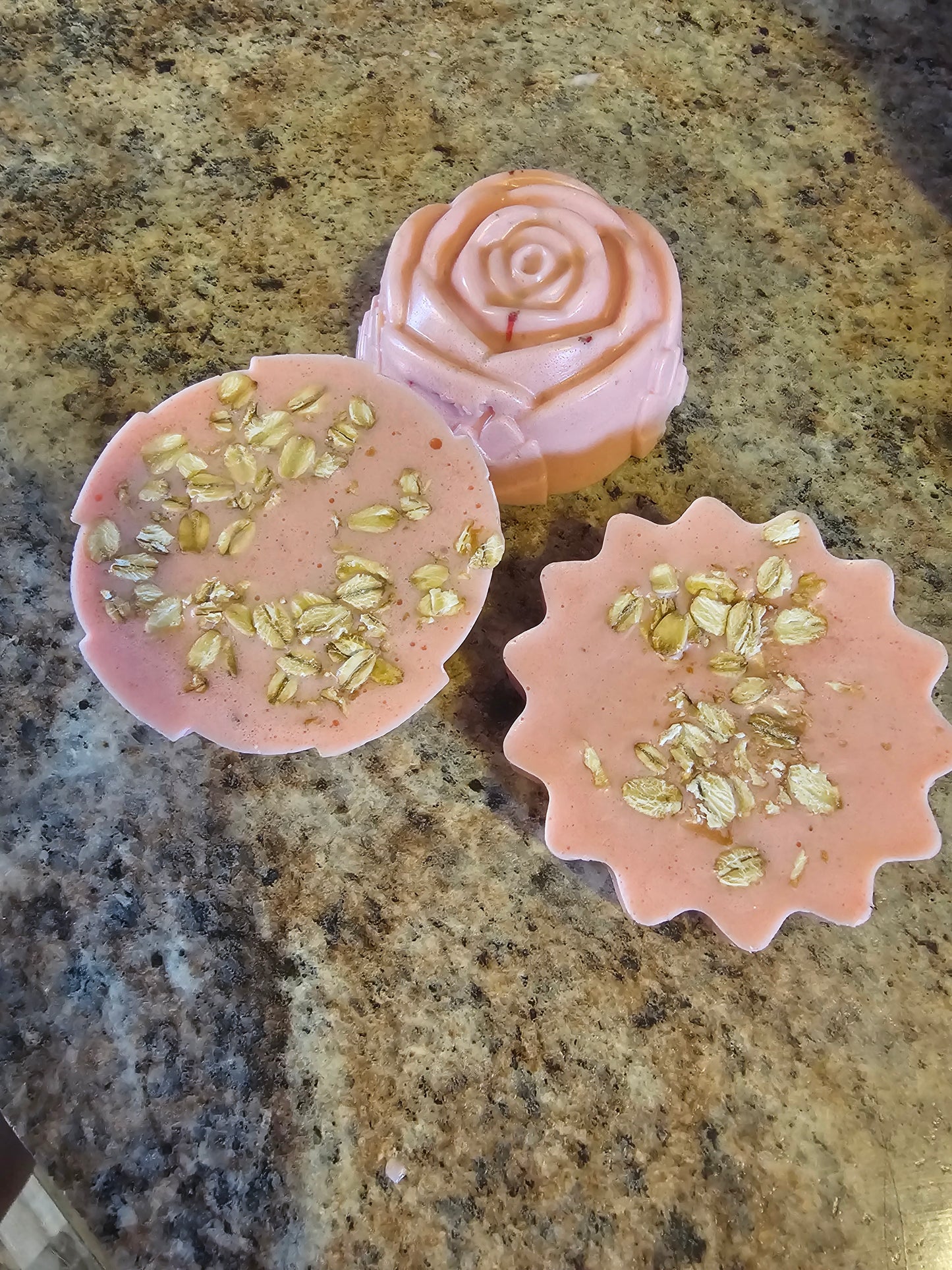 Strawberries & Cream Shea Butter Oatmeal Soap