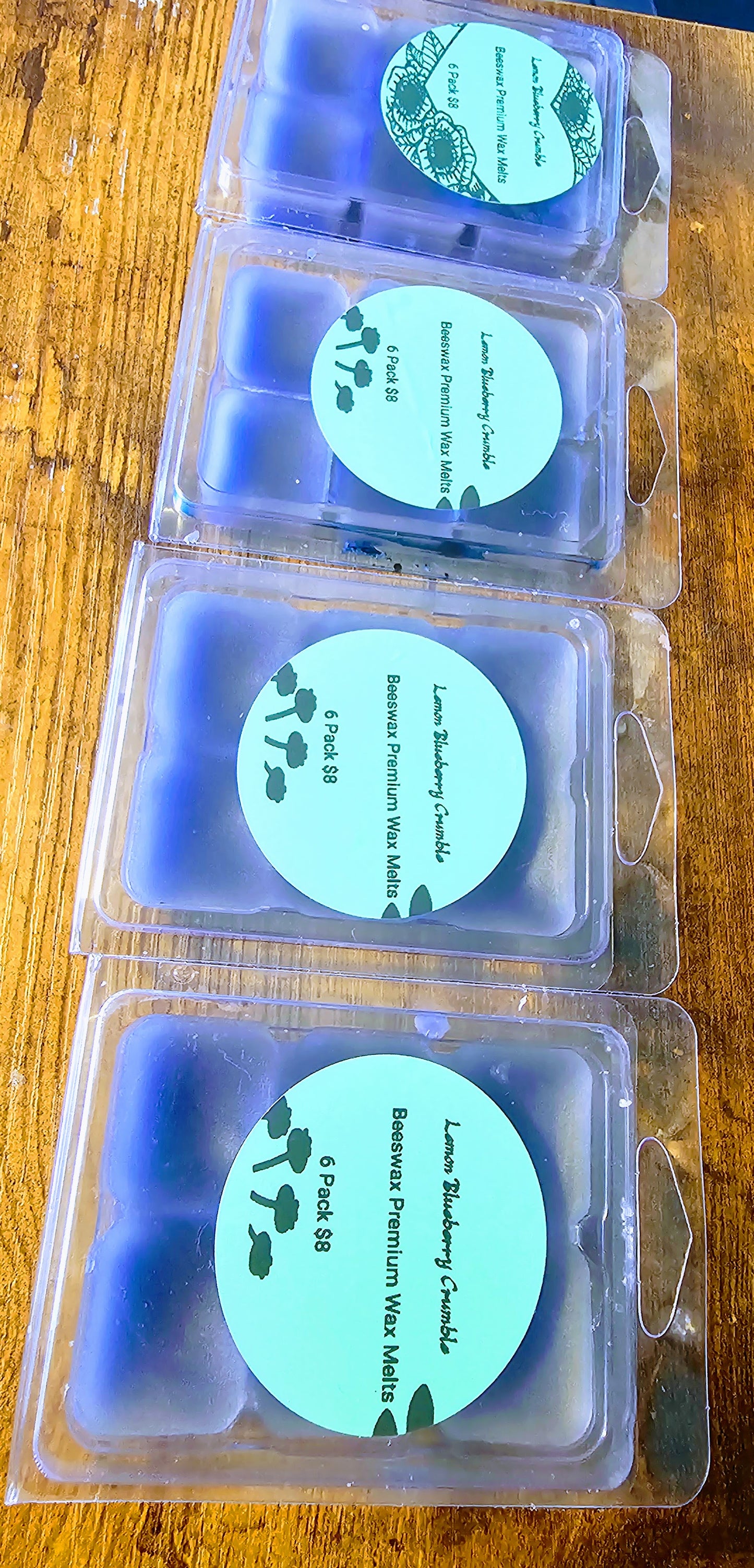 Lemon Blueberry Crumble Beeswax Melts