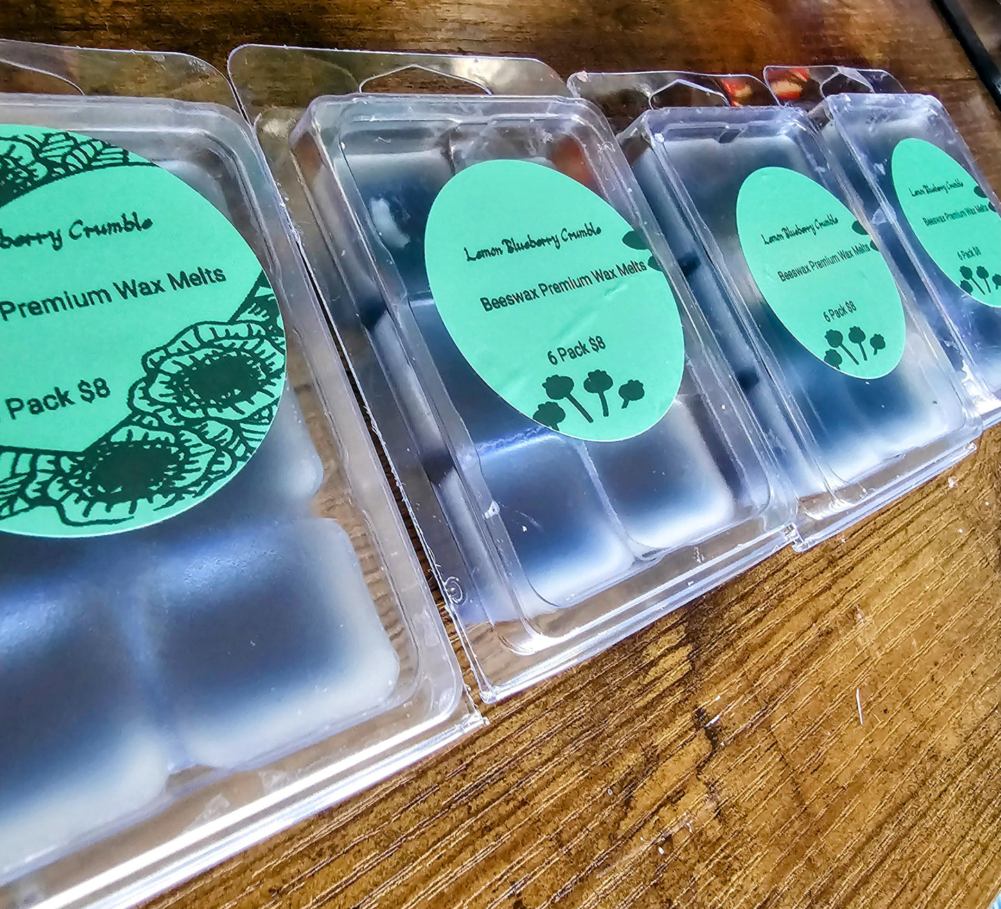 Lemon Blueberry Crumble Beeswax Melts