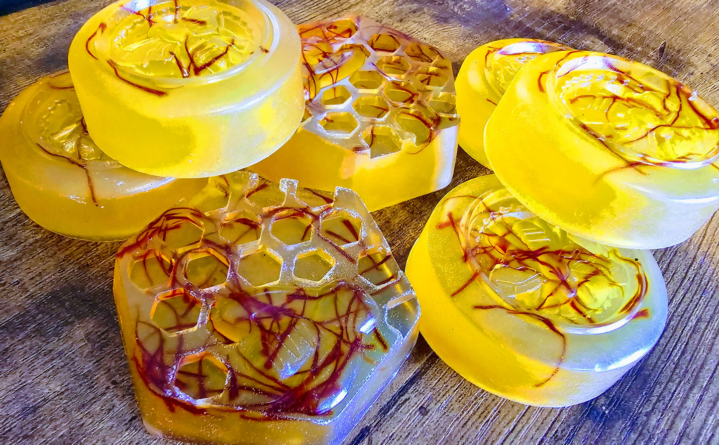 Honey, Lemon & Saffron Face & Body Soap