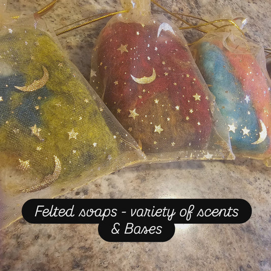 Felted Soaps - Assorted Variety